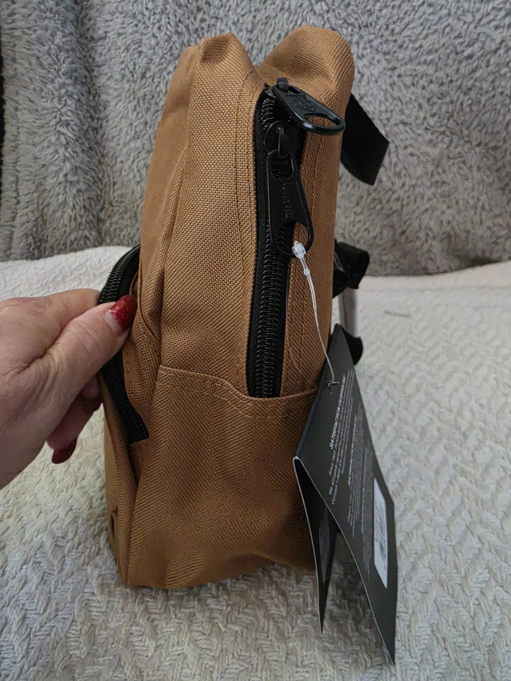 Dickies Men’s Tan Mini Backpack - Casual Everyday Bag
